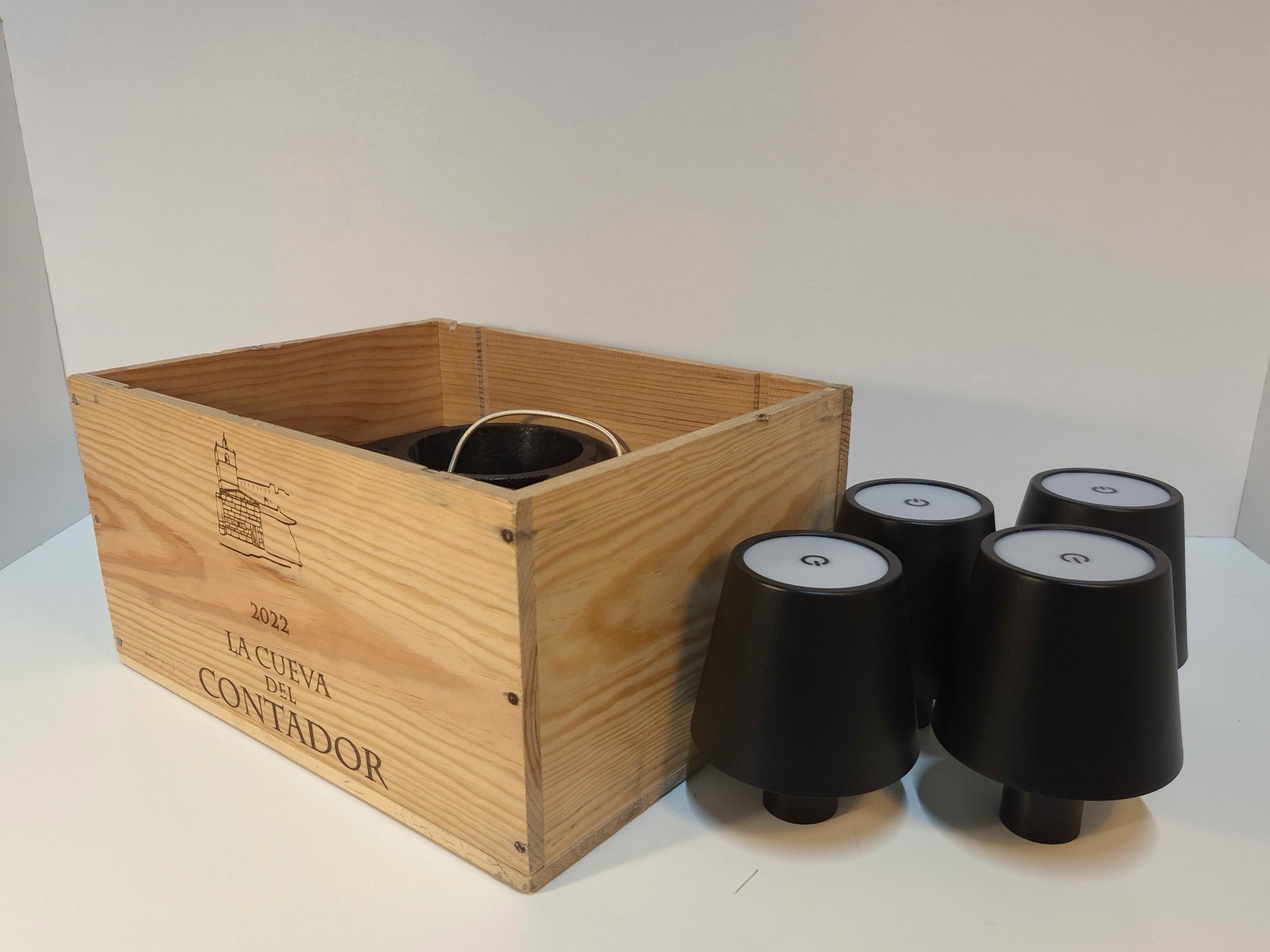 LUQQi H4 + Fleslamp Zwart (set van 4)