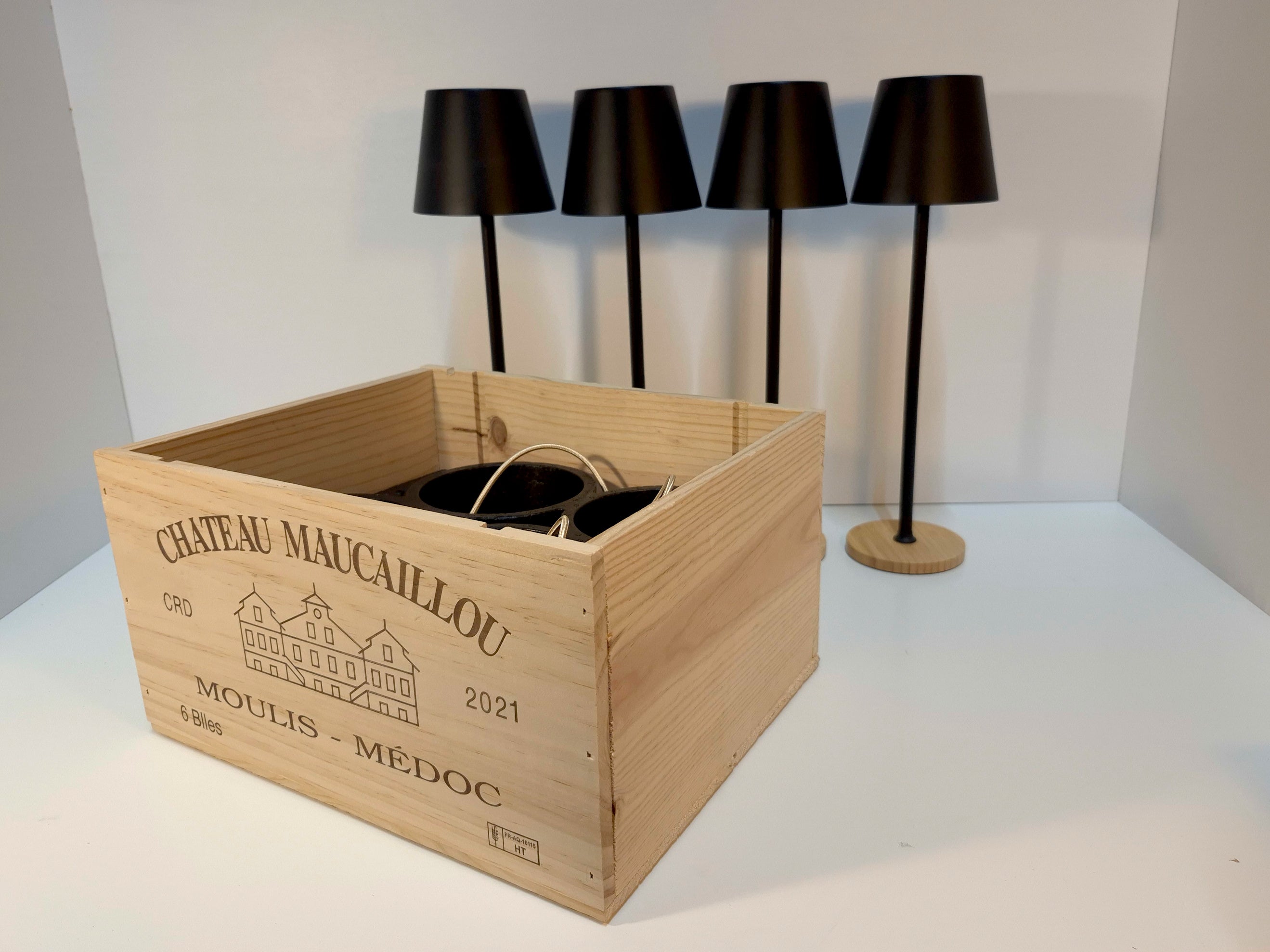 LUQQi H4 + Tafellamp Zwart (set van 4)