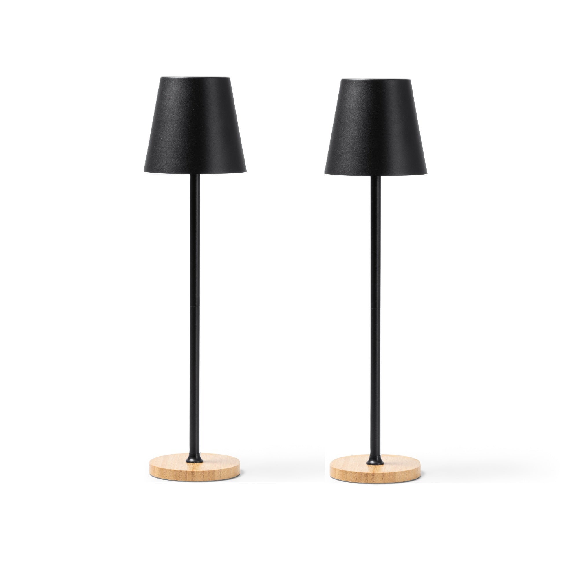 Tafellamp Zwart (set van 2)